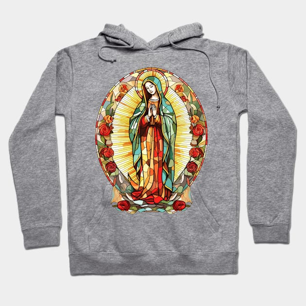 La Virgen de Guadalupe Hoodie by TacoTruckShop